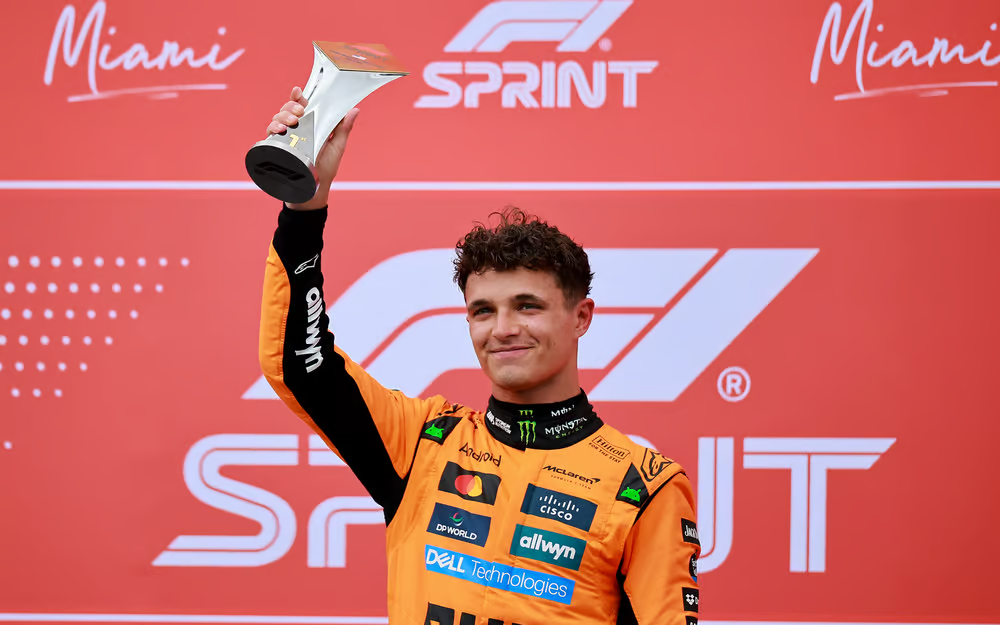 Norris 'contento' dopo il successo nella Sprint Race di Miami: "Il passo era molto buono"