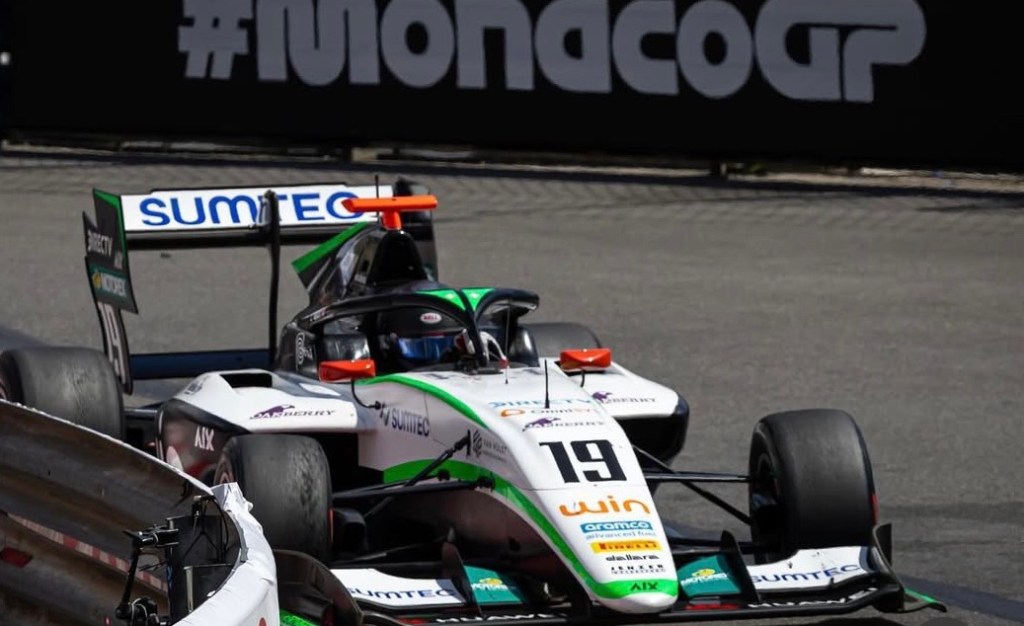 James Hedley all'esordio in F3 l'anno scorso a Monaco.