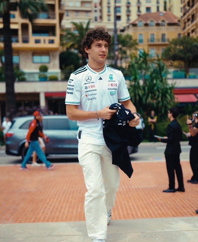 Antonelli in veste Mercedes in quel di Monaco.