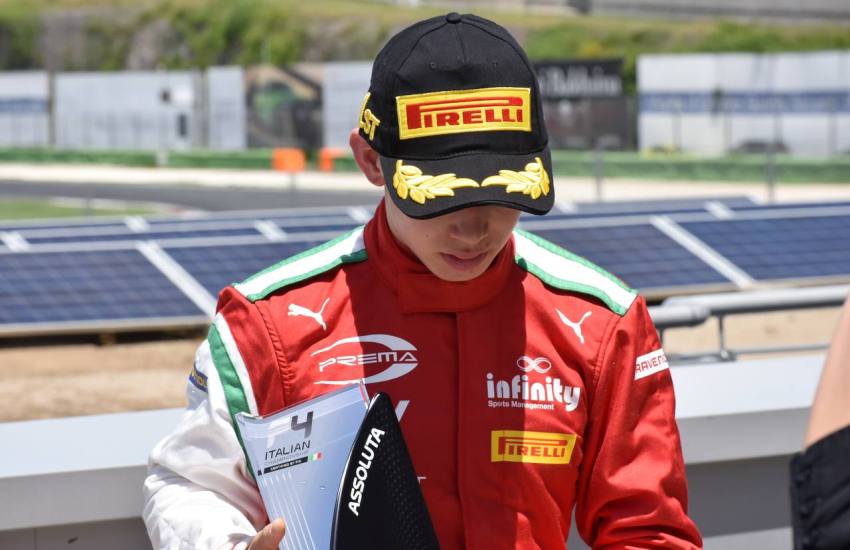 Kean Nakamura-Berta continua a dettare legge nella stagione 2025 di F4 Italia con 9 vittorie in campionato