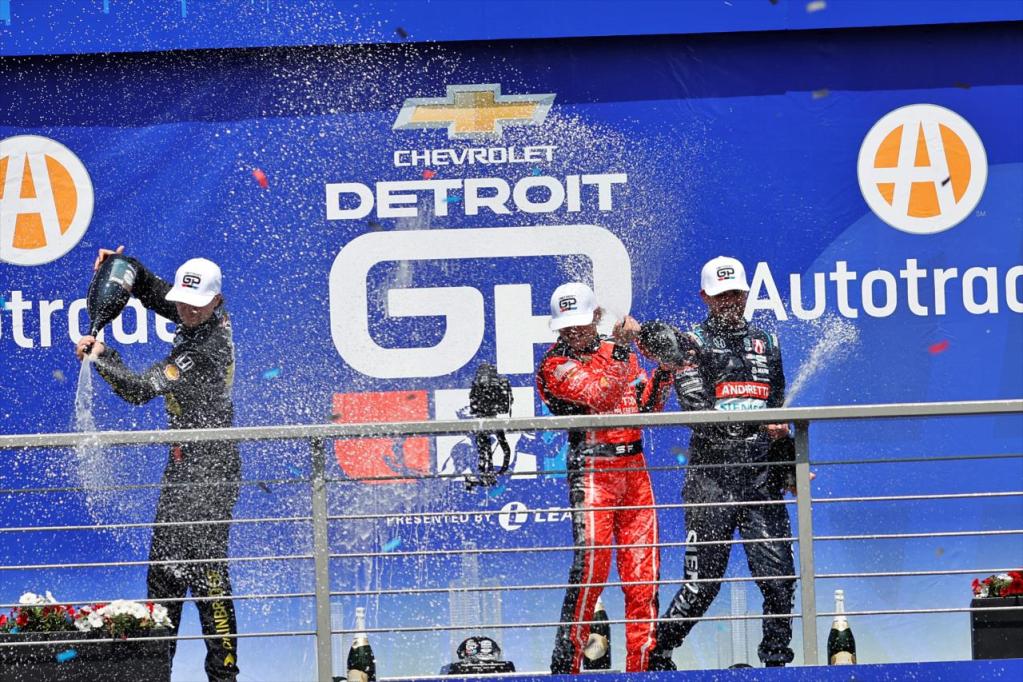 Detroit GP podio