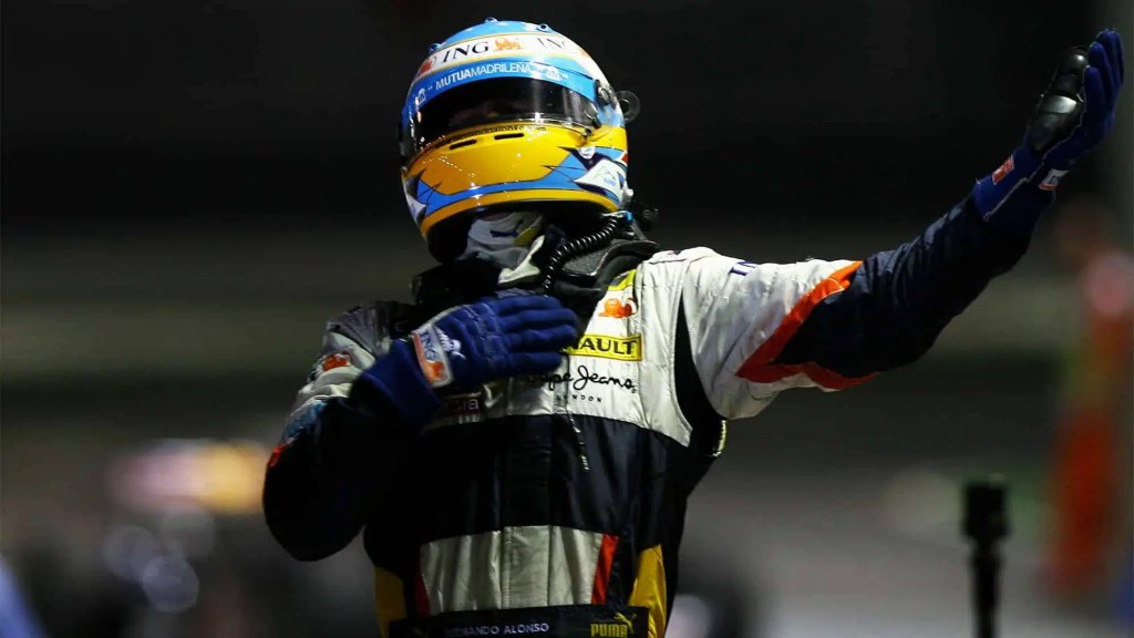 Fernando Alonso Renault Singapore 2008