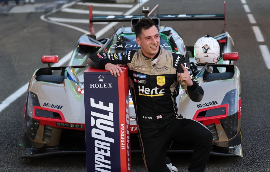 alex lynn (cadillac #12) p1 nella griglia di partenza per la 24 ore di le mans