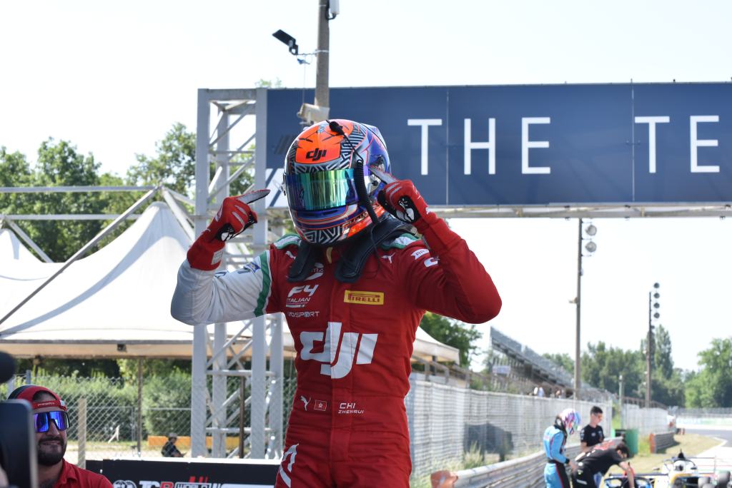 Zhenrui Chi, vincitore per la prima volta in carriera a Monza