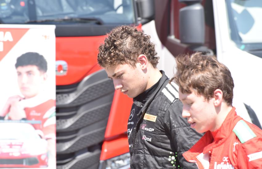 Alex Powell e Kean Nakamura Berta, protagonisti in negativo ed in positivo del weekend di F4 Italia a Monza