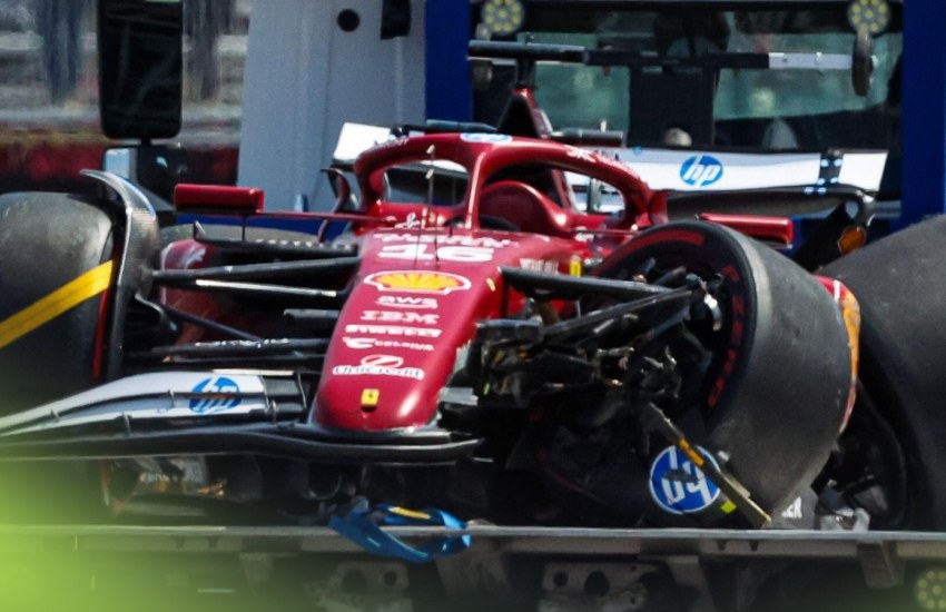 charles leclerc crash canada 2025 planetf1