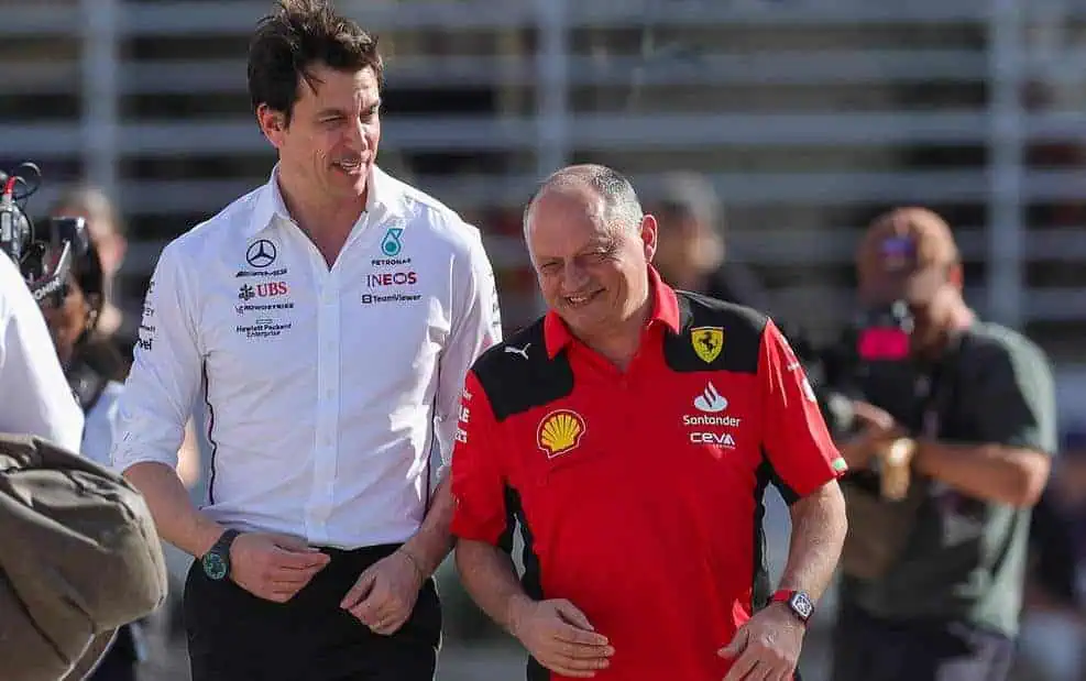 Toto Wolff ha difeso la posizione di Frederic Vasseur nel corso del Gran Premio d'Austria.