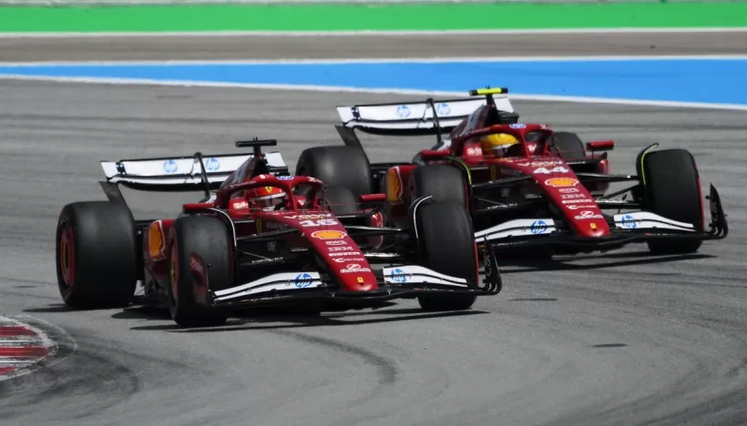 Ferrari Leclerc Hamilton GP Spagna 2025