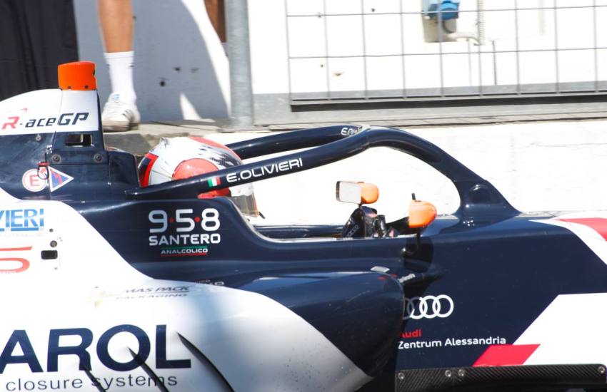 Emanuele Olivieri, attualmente quinto in classifica nel campionato di F4 Italia