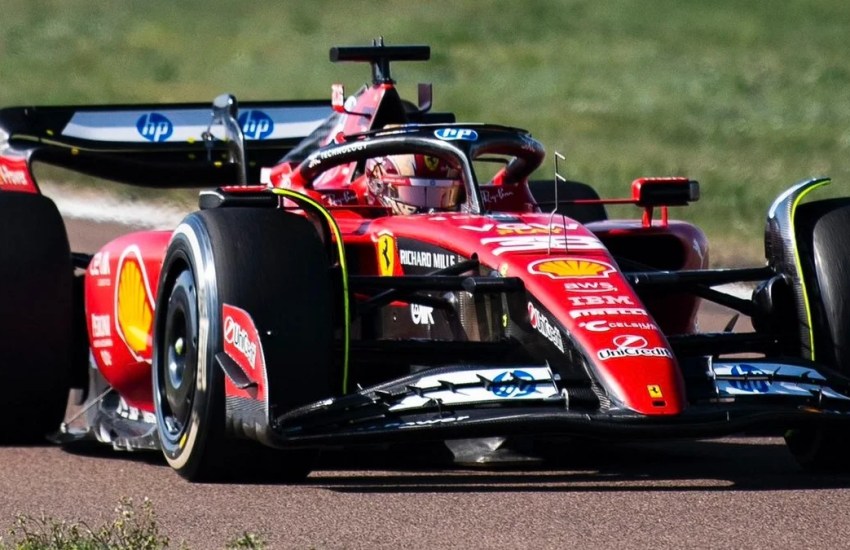 zhou test pirelli fiorano