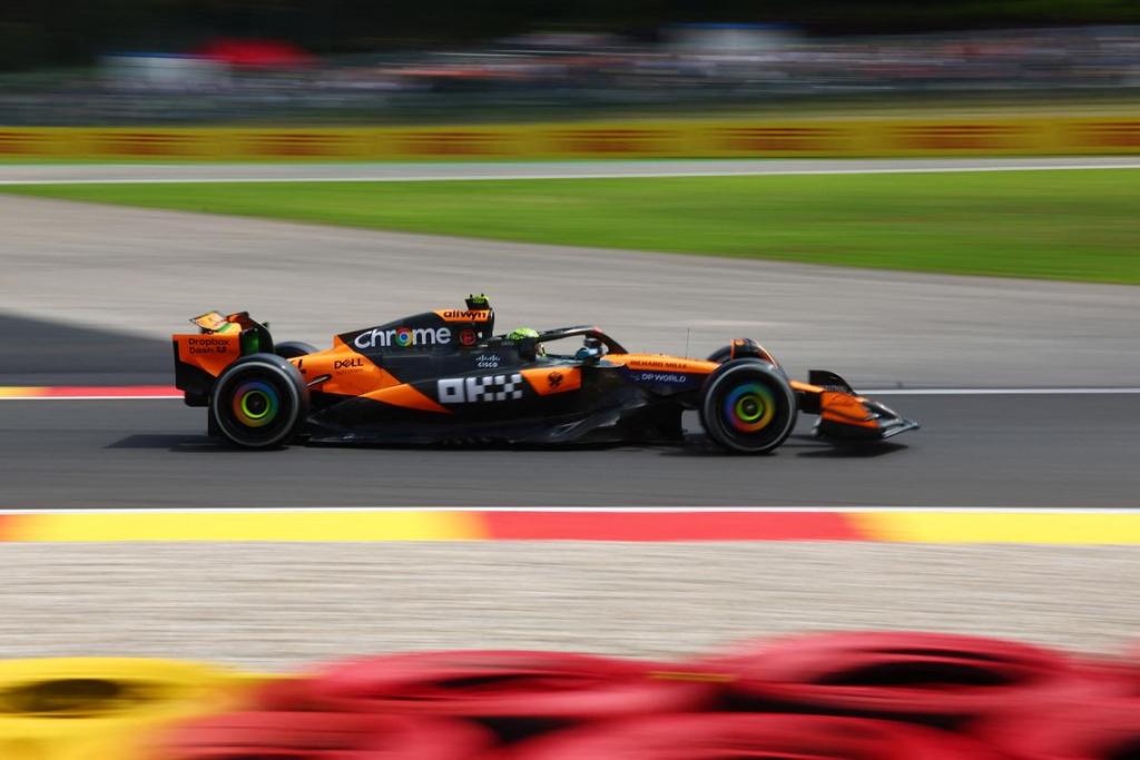Lando Norris in Belgio