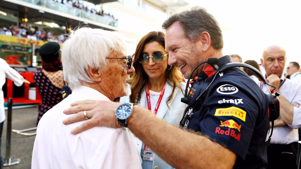 Bernie Ecclestone e Christian Horner.