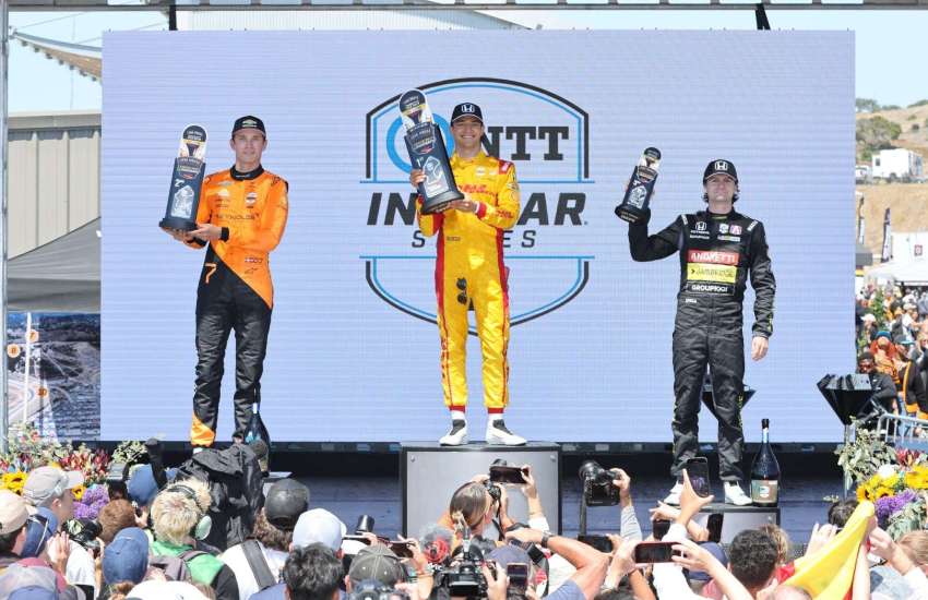 Christian Lundgaard Alex Palou Colton Herta Java House Grand Prix of Monterey By Chris Owens Large Image Without Watermark m139679