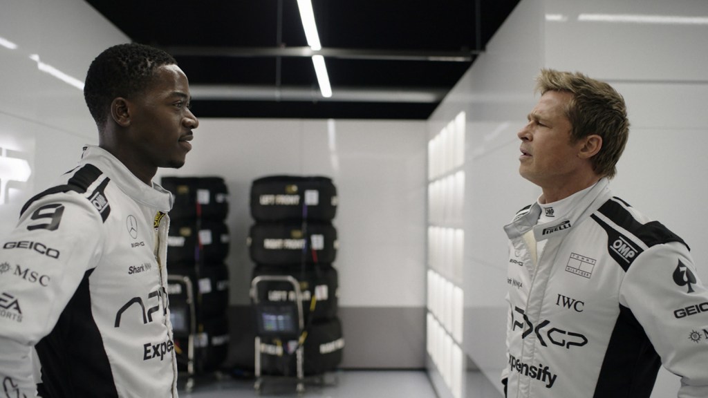 f1 film, Brad Pitt, Damson Idris, Joseph Kosinski 