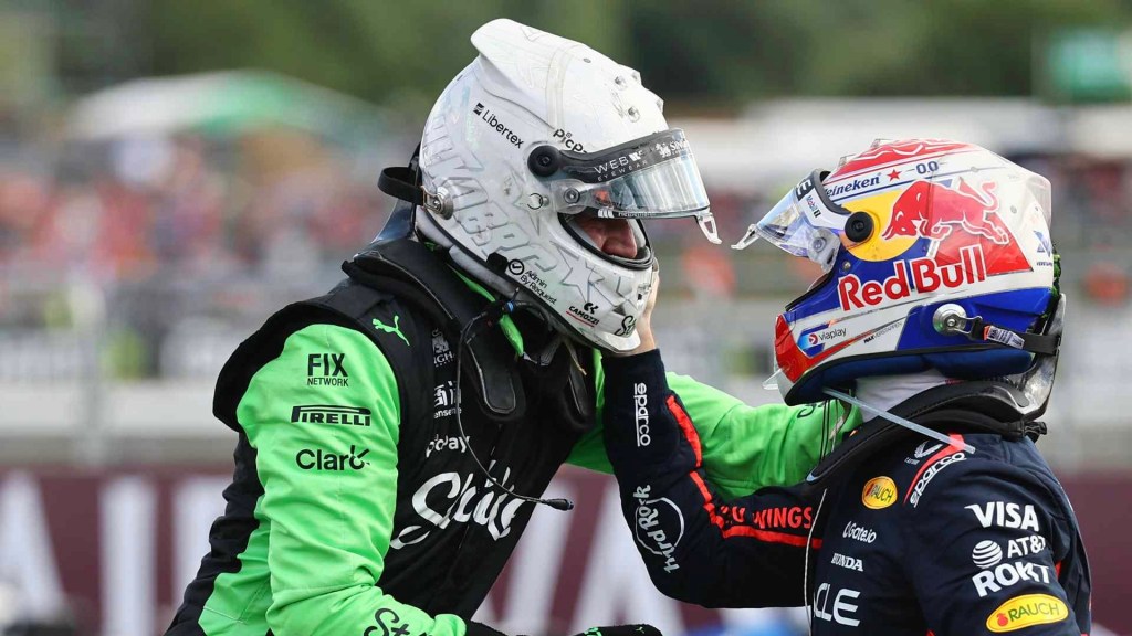 Nico Hülkenberg si gode i complimenti di Max Verstappen dopo il primo podio in carriera