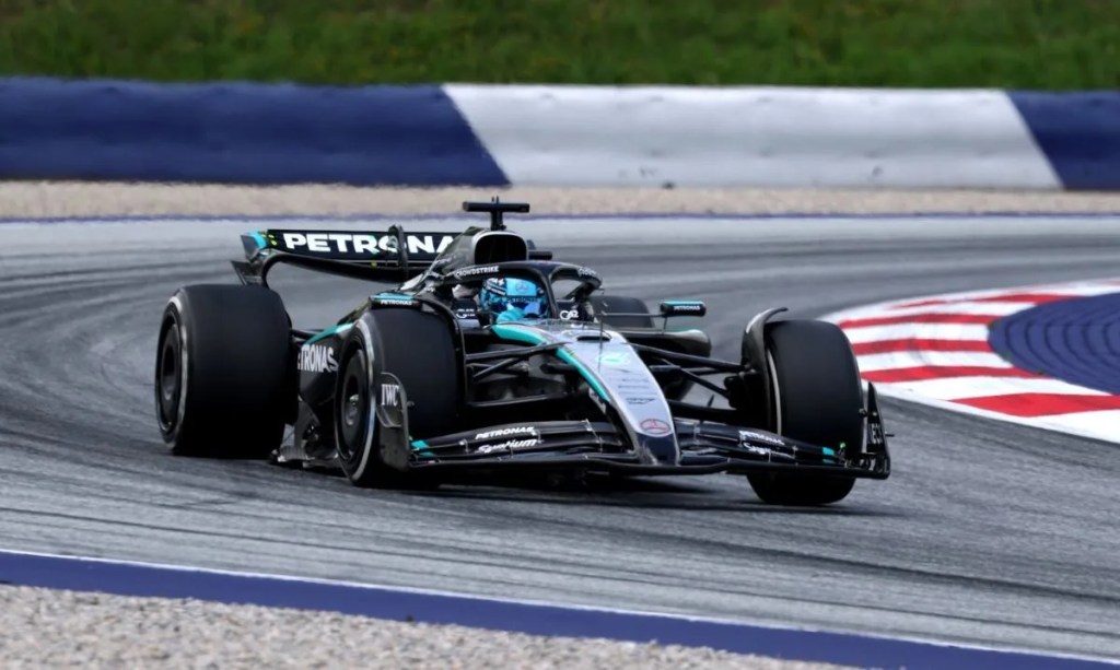 Una Mercedes nel gran premio d’austria