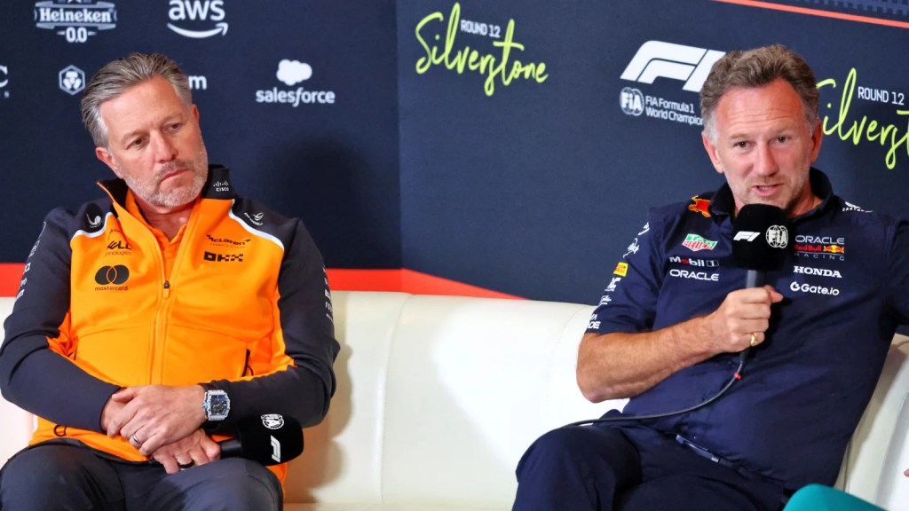 Zak Brown Christian Horner