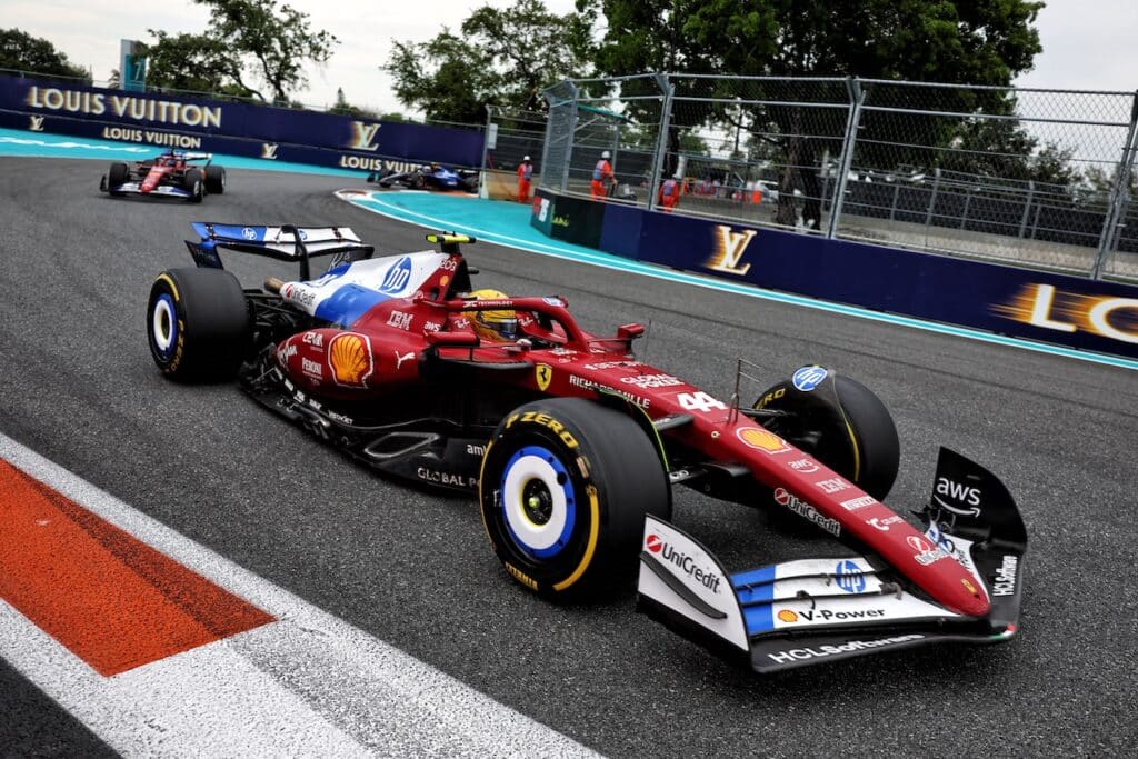 hamilton leclerc ferrari gara miami f1 2025 1024x683 1