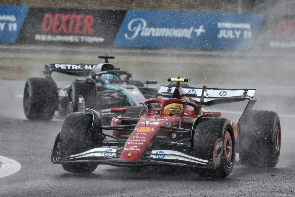 Lewis Hamilton sulla Ferrari SF-25