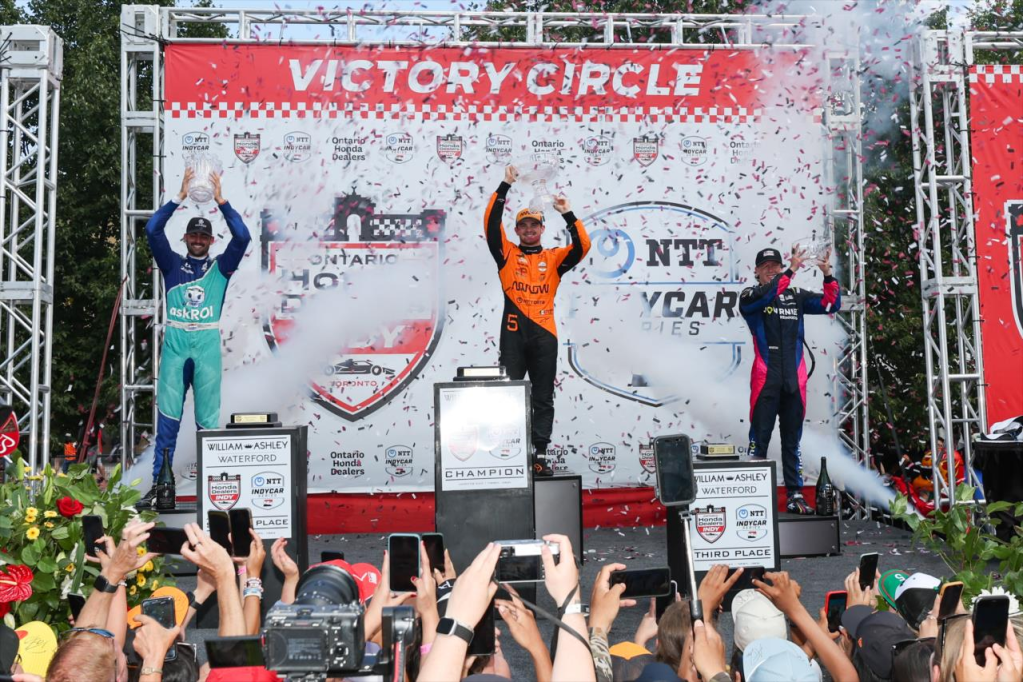  IndyCar - Podio GP Toronto 2025