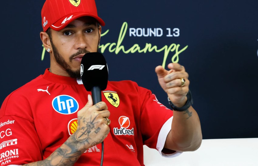 Lewis Hamilton Ferrari Spa