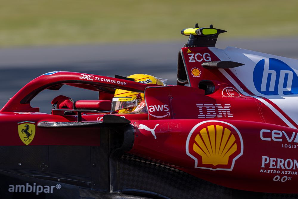 Lewis Hamilton Ferrari Silverstone