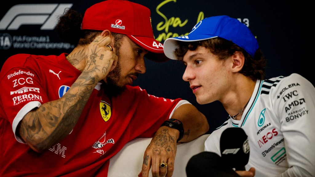 lewis hamilton ferrari kimi antonelli mercedes f1