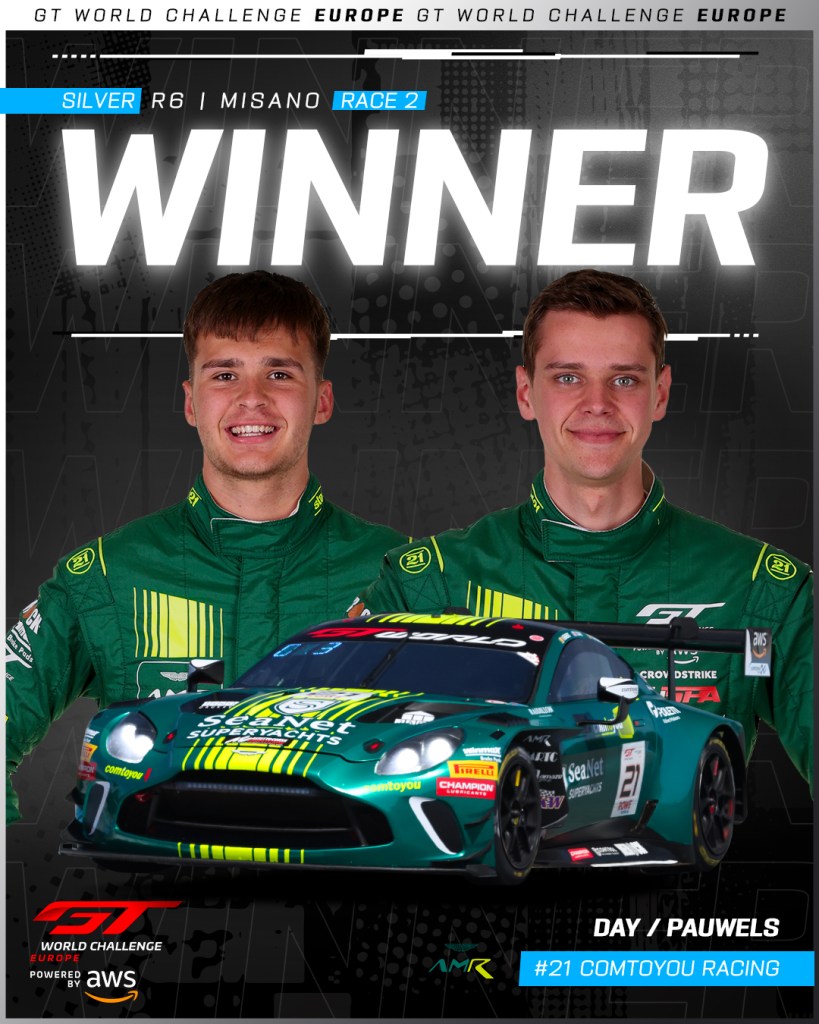 La McLaren #59 di Marvin Kirchhöfer e Benjamin Goethe regala a Garage 59 una vittoria netta nella seconda gara del weekend Sprint del GT World Challenge Europe a Misano.