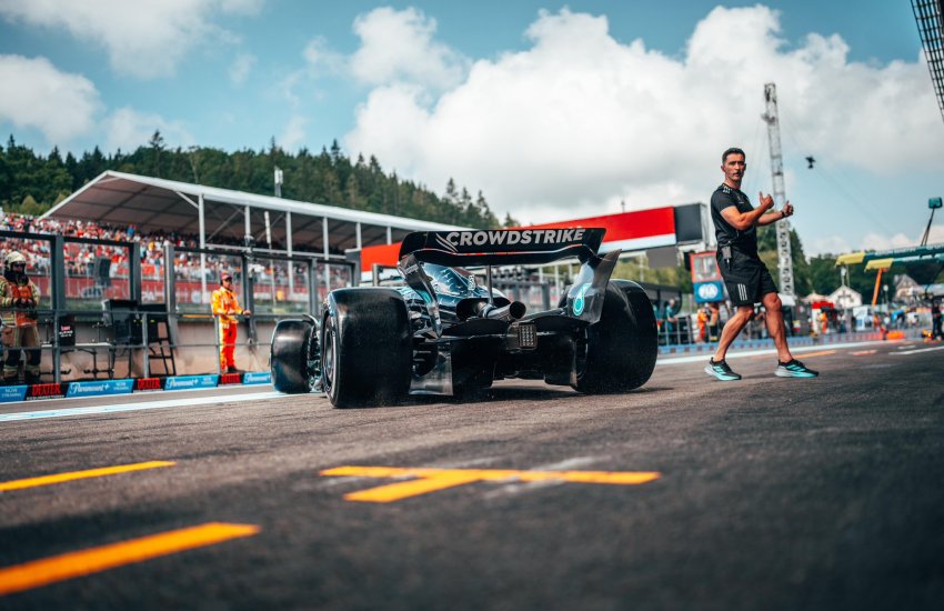 George Russell Mercedes GP Belgio 2025
