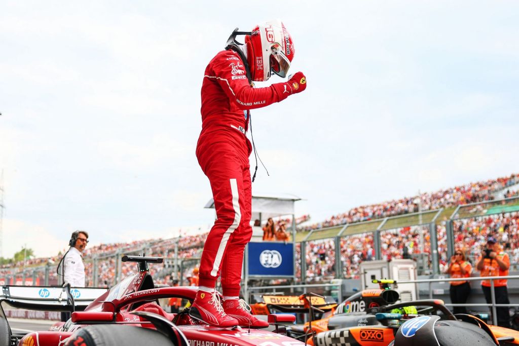 leclerc alle qualifiche del gp d'ungheria
