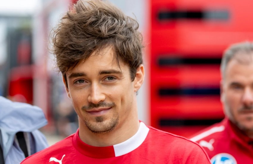 Charles Leclerc nel paddock di Zandvoort