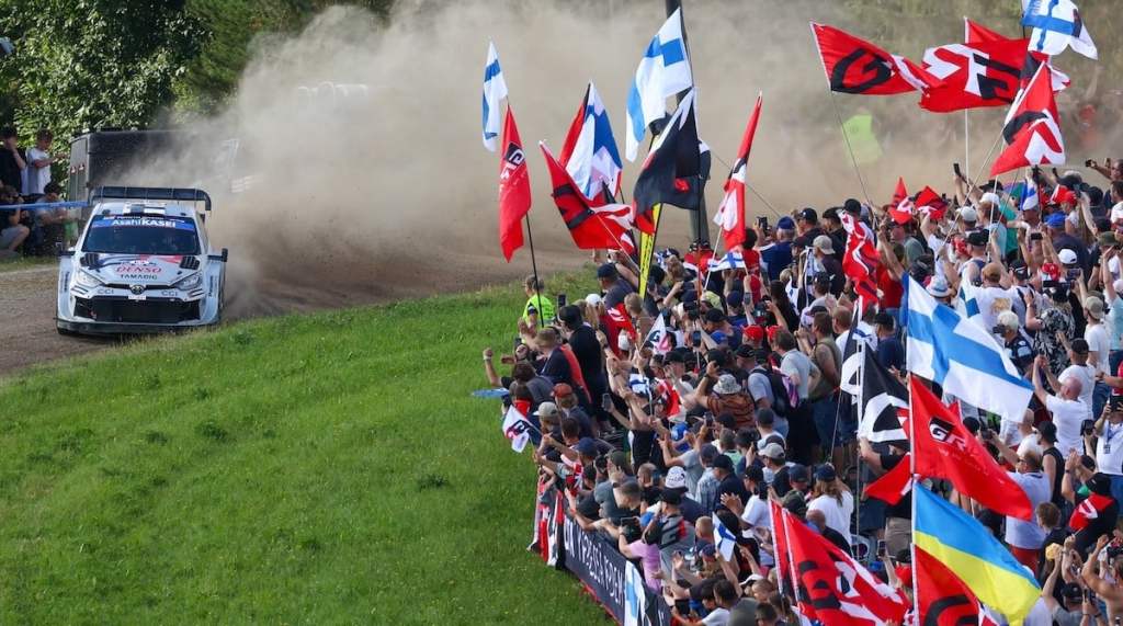 Rovanpera al Rally di Finlandia.