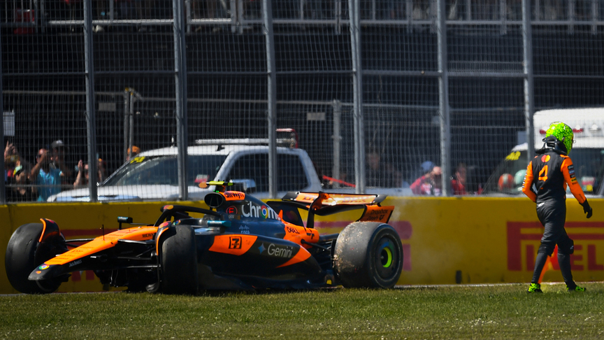 incidente lando norris canada 2025