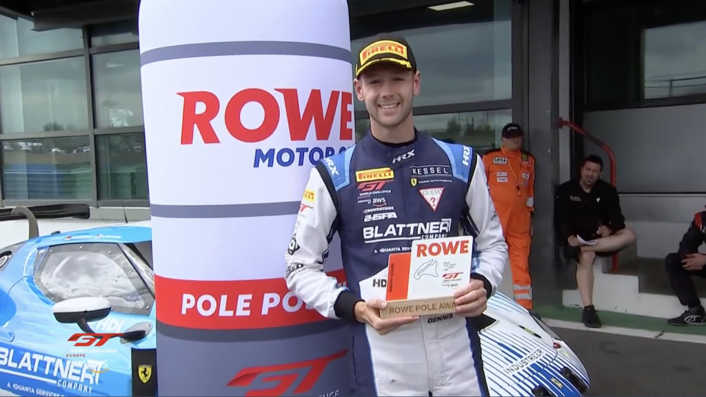 Incredibile pole position per un pilota bronze a Magny-Cours. A segnare il miglior tempo è stato Nicolás Marschall sulla Ferrari #74 di Kessel Racing. Tempo cancellato per Track Limits a Rovera che partirà in ultima posizione per gara 1 che scatterà oggi alle 20:30. GTWC