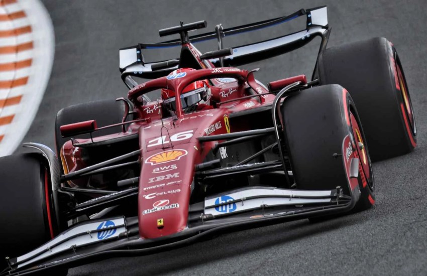 Charles Leclerc non riesce a nascondere la delusione dopo le qualifiche del Gran Premio d’Olanda.