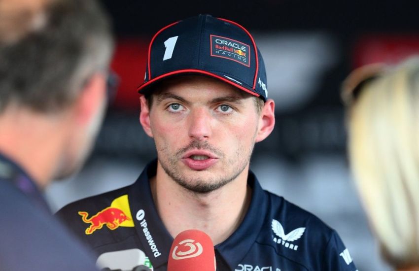 Max Verstappen ai microfoni