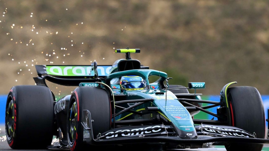 Fernando Alonso in pista all’Hungaroring - Ha chiuso la gara 5º