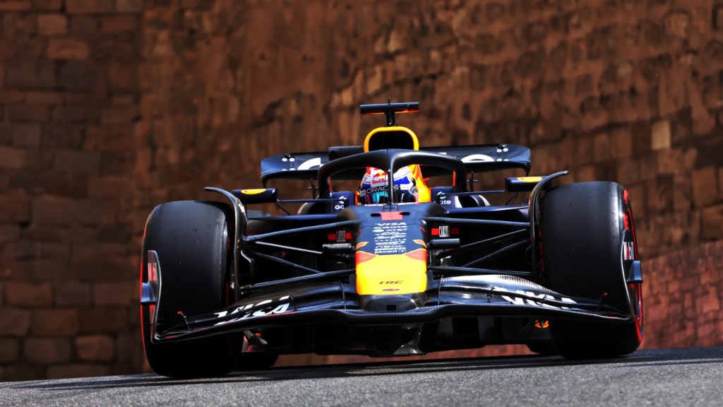 Max Verstappen a Baku.