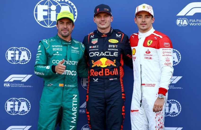 Max Verstappen Leclerc Alonso f1