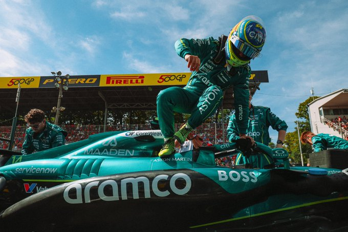 Alonso GP Italia Monza ritiro sospensione