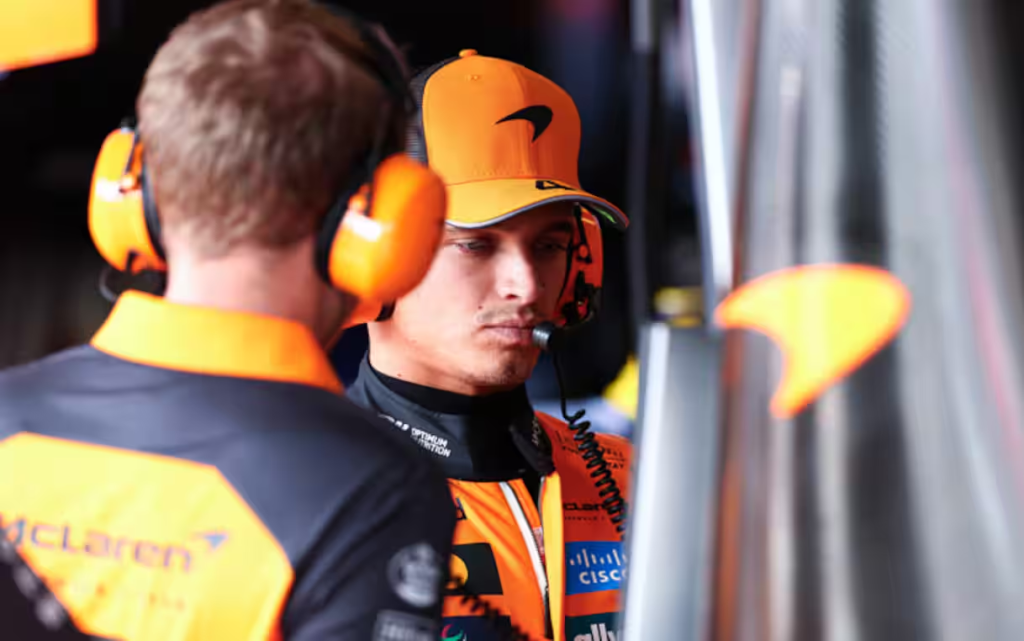 Lando Norris non è riuscito a capitalizzare l’errore del compagno di squadra Oscar Piastri nelle qualifiche di Baku.