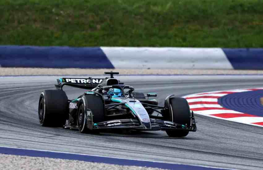 2025 austria f1 george russell car sam bloxham getty images via mercedes
