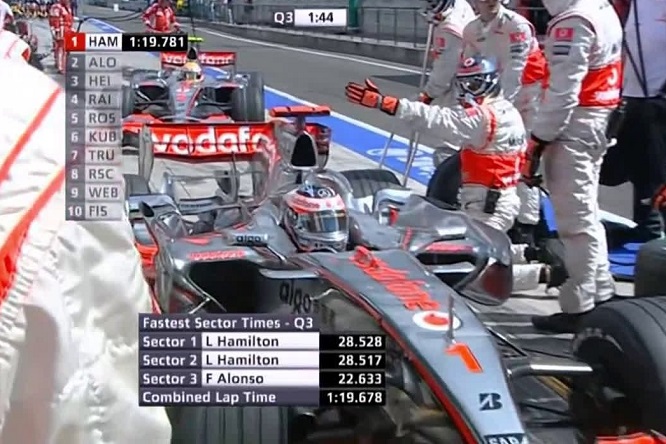 Lewis Hamilton Fernando Alonso GP Ungheria 2007 McLaren
