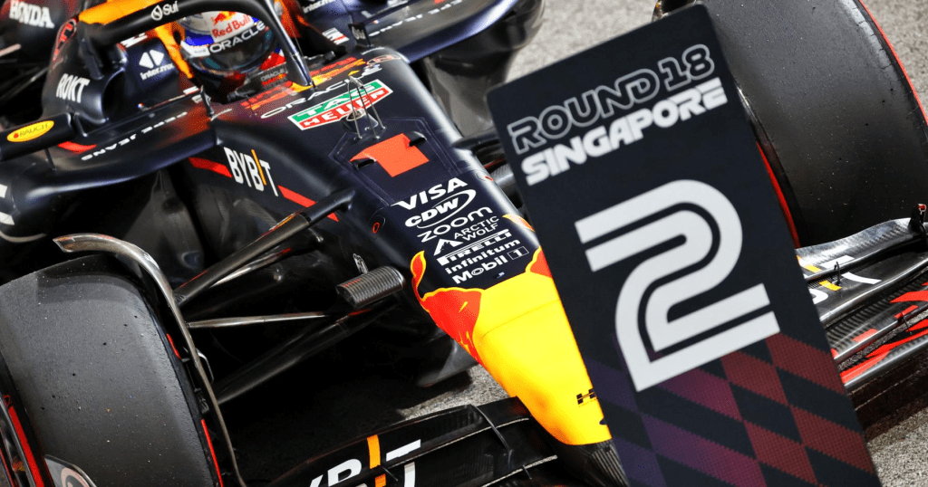 verstappen secondo al gp di singapore 2024