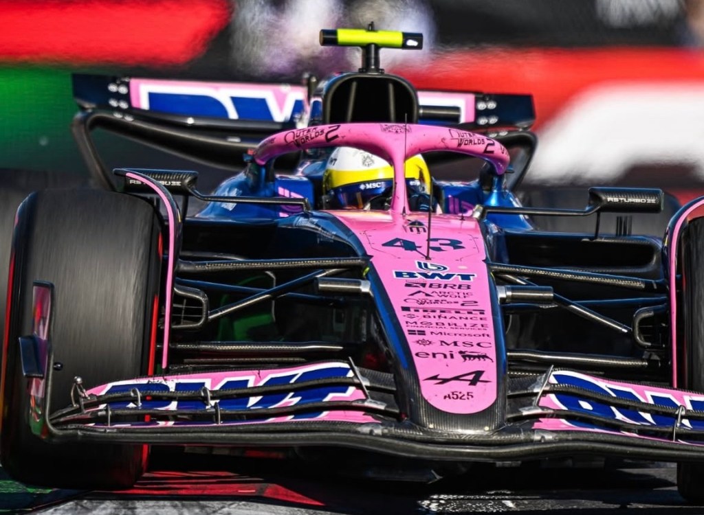 Franco Colapinto durante il GP del Messico.