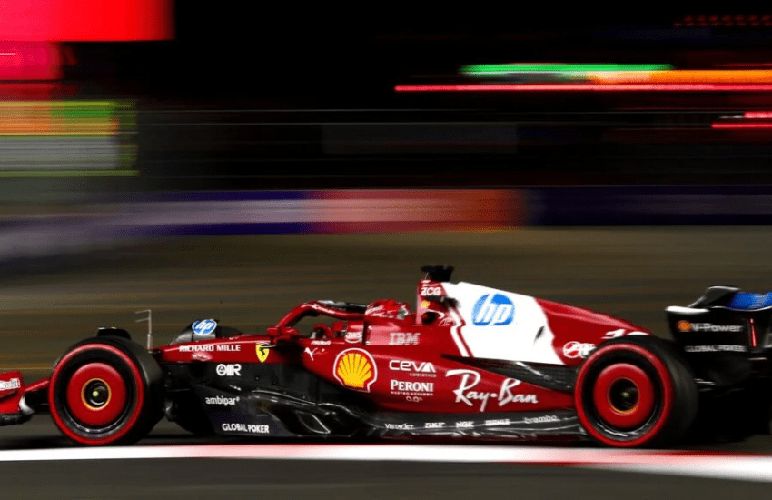 Le luci di Las Vegas sorridono a Charles Leclerc, protagonista di un venerdì convincente che rilancia le ambizioni della Ferrari.