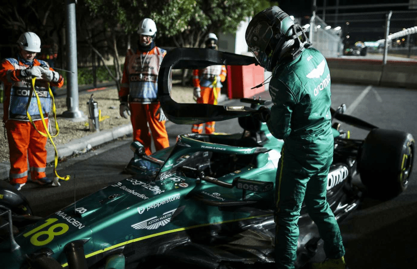 Un episodio decisamente insolito ha segnato il weekend di Lance Stroll a Las Vegas.