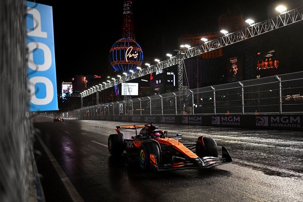 Oscar Piastri a Las Vegas.