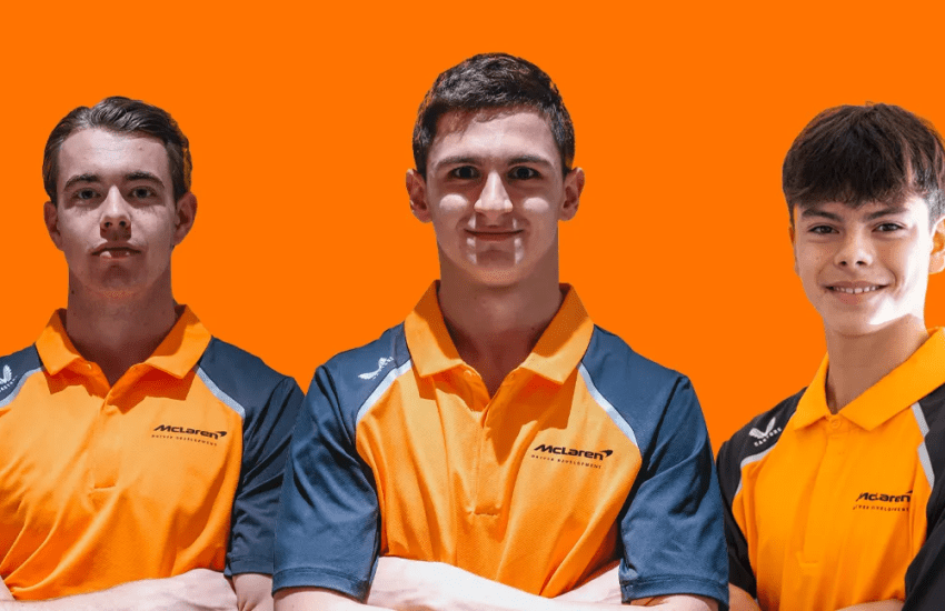 McLaren rafforza il proprio vivaio talenti annunciando l’ingresso di tre profili di spicco nel Driver Development Programme: Leonardo Fornaroli, Richard Verschoor e Christian Costoya.