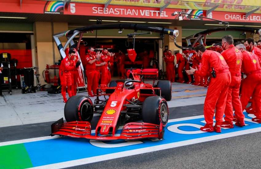 vettel ferrari cop